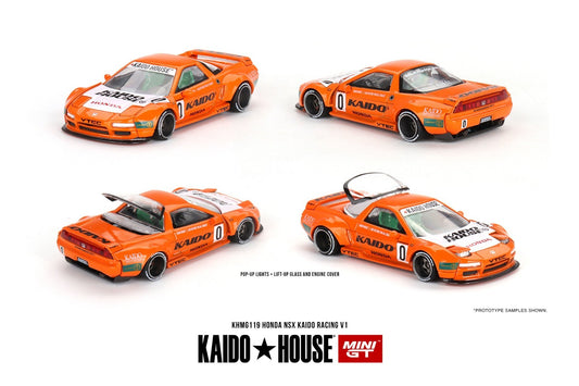 Kaido House x Mini GT KHMG119 Honda NSX Kaido Racing V1 Open Box