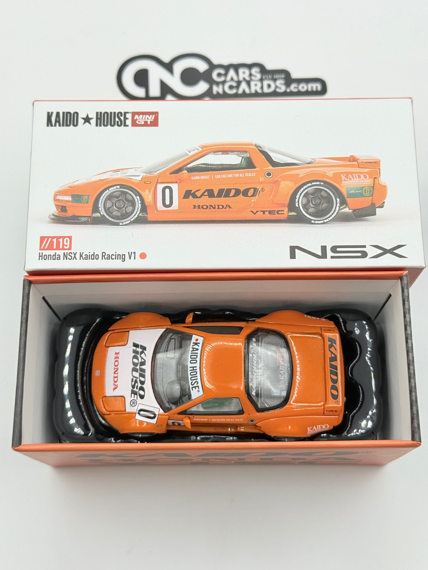 Kaido House x Mini GT KHMG119 Honda NSX Kaido Racing V1 Open Box