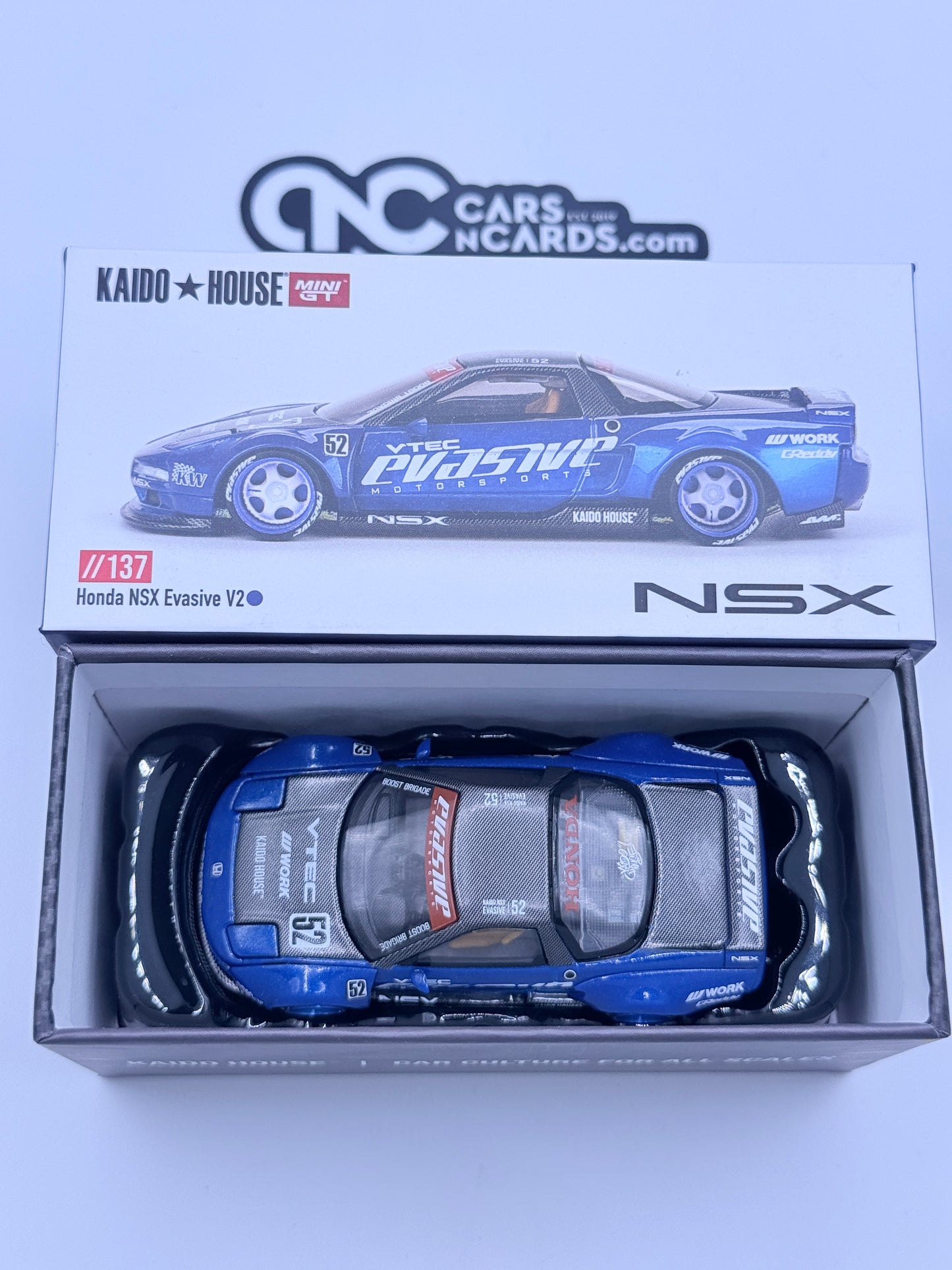 Kaido House x Mini GT KHMG137 Honda NSX Evasive V2 Open Box