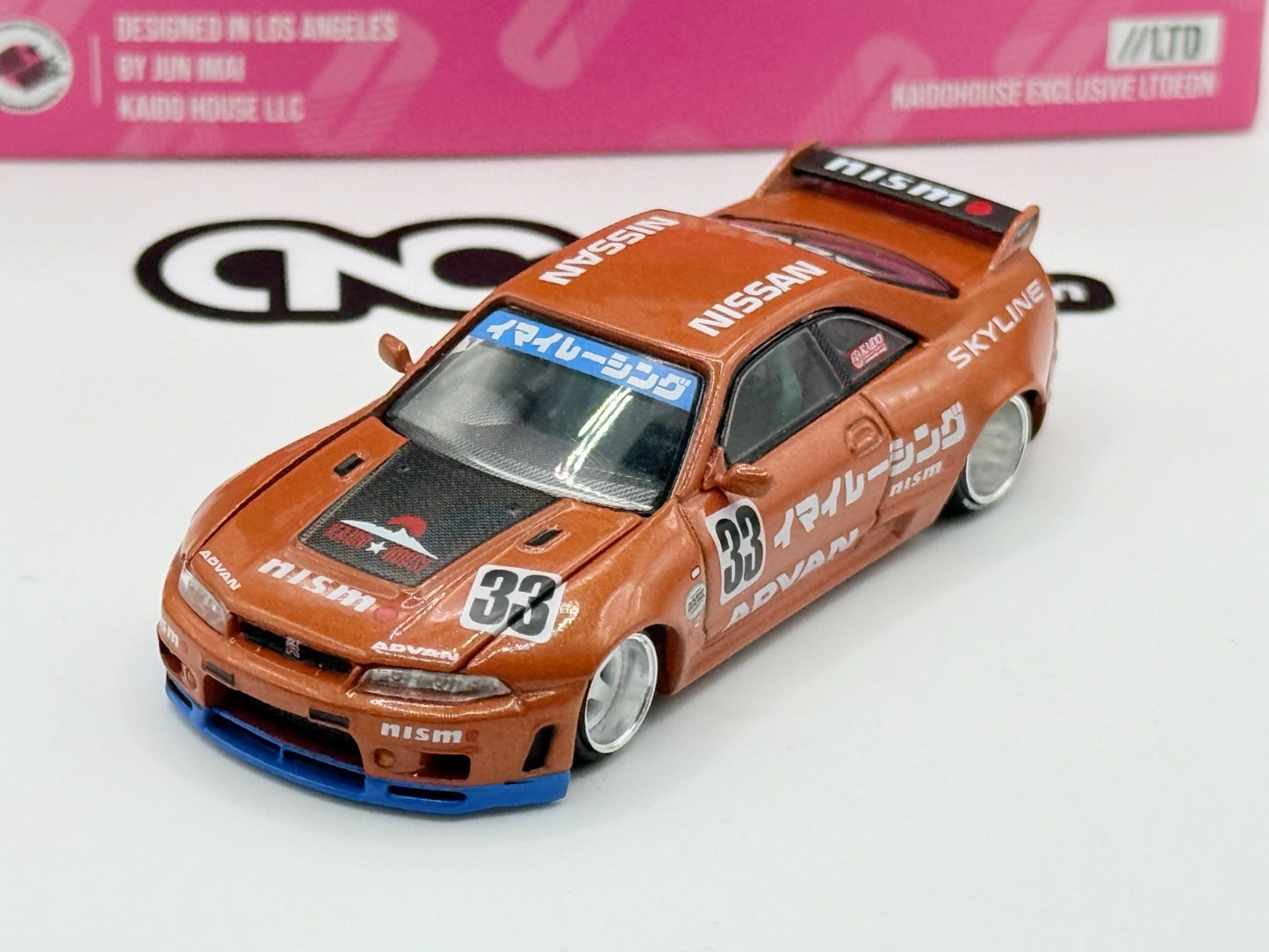 Kaido House x Mini GT KHMG151 LTDEDN Nissan Skyline GT-R (R33)