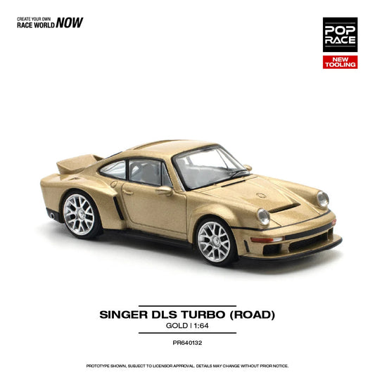 POPRACE 1:64 SINGER DLS TURBO (ROAD) GOLD PR640132