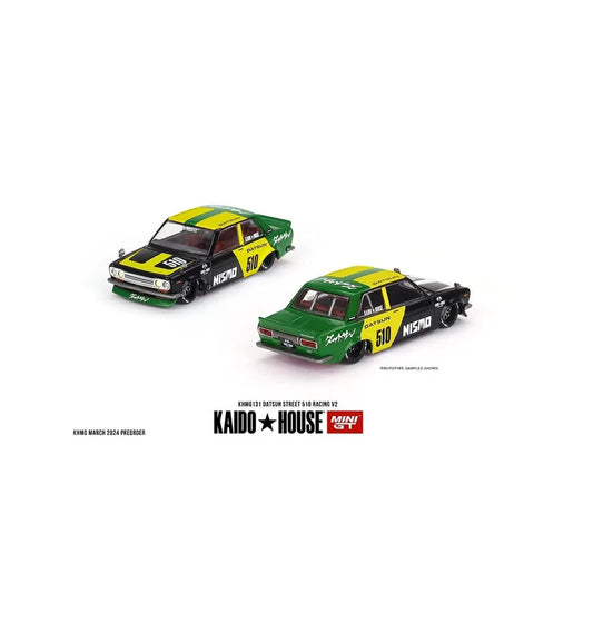 Mini GT x Kaido House KHMG131 Datsun Street 510 Racing V2 Open Box