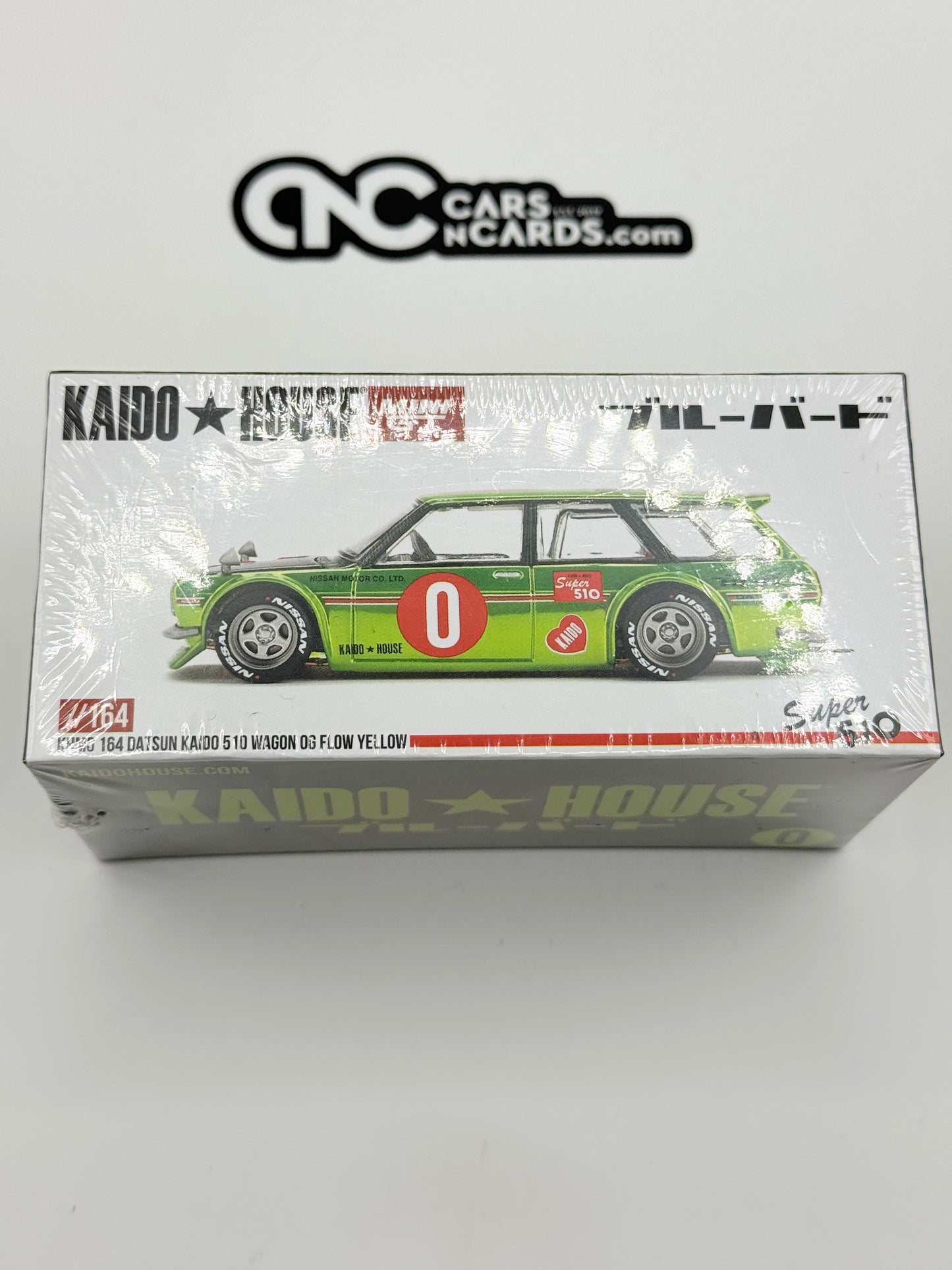 Mini GT x Kaido House KHMG164 Datsun Kaido 510 Wagon OG Flow Yellow Sealed Box