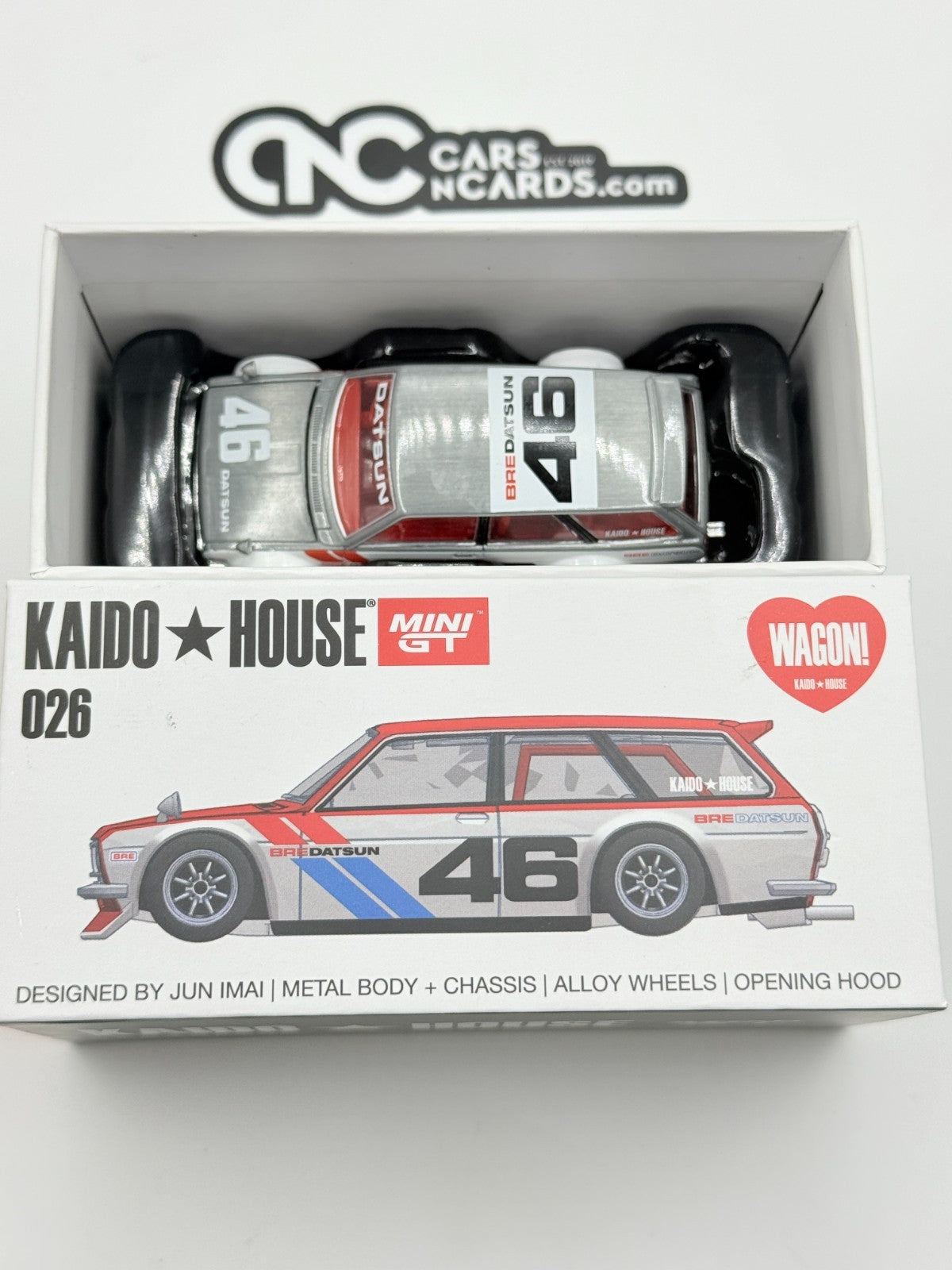 Mini GT x Kaido House KHMG026 Datsun Kaido 510 Wagon BRE CHASE
