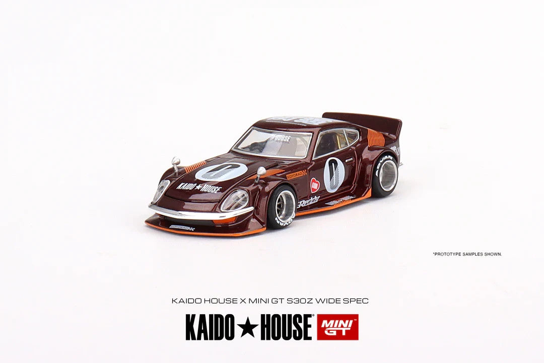Kaido House x Mini GT KHMG023 Datsun Fairlady Z S30Z Wide Spec Open Box