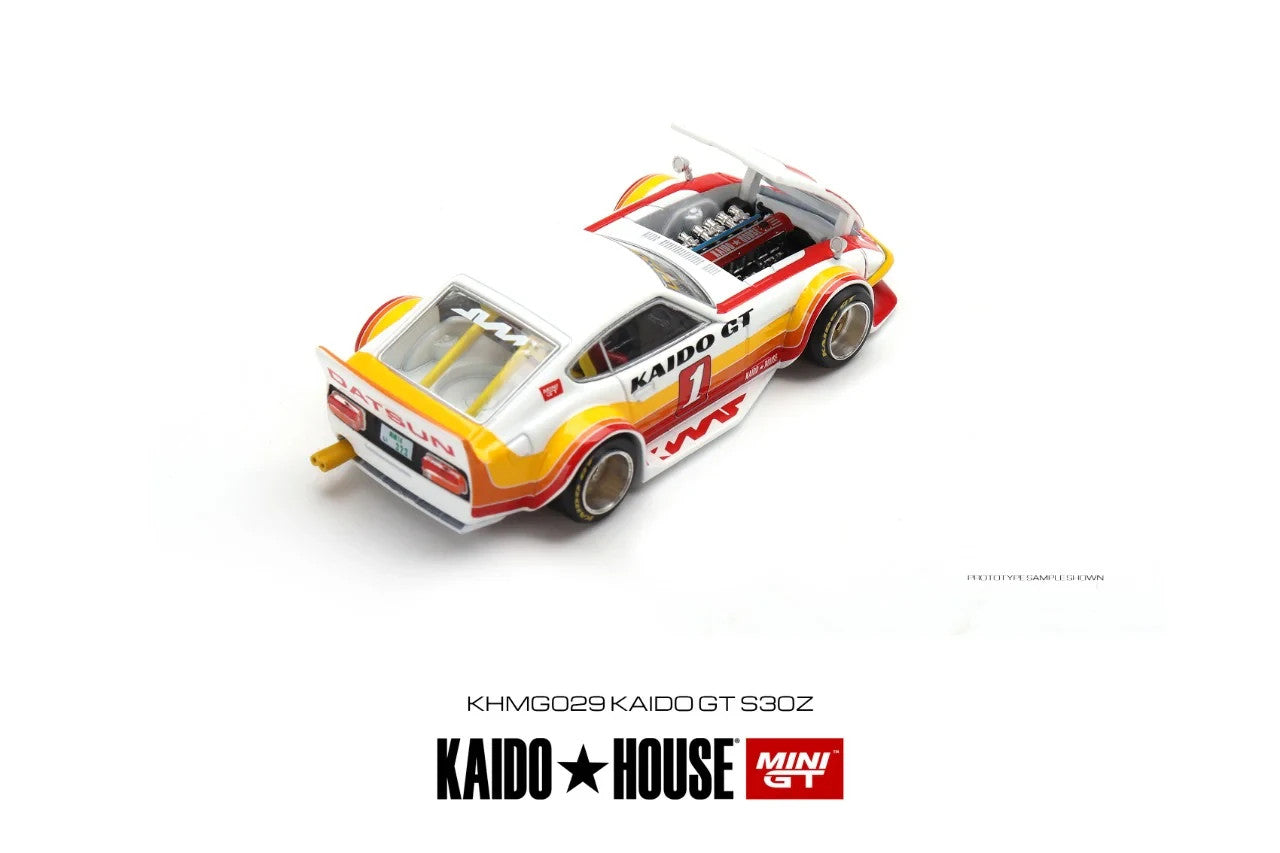 Kaido House x Mini GT KHMG029 Datsun Fairlady Z Kaido GT Open Box