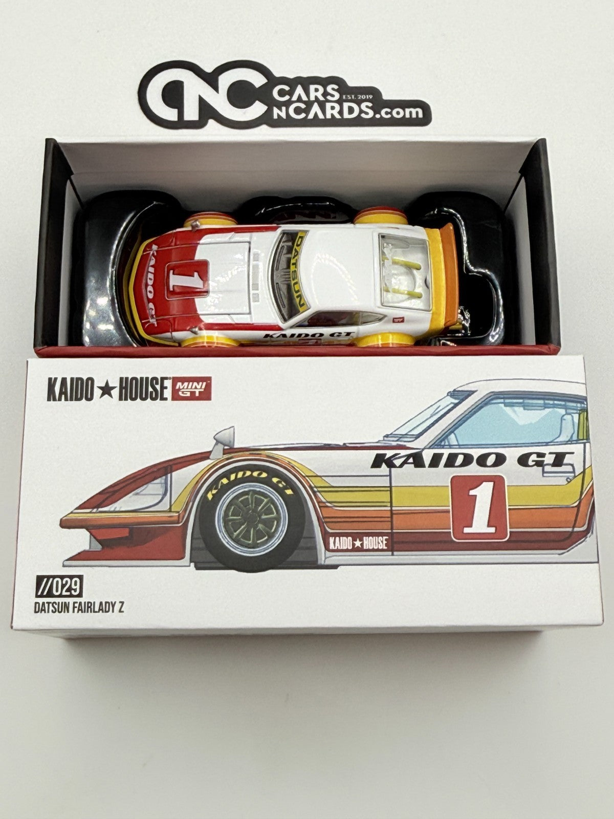 Kaido House x Mini GT KHMG029 Datsun Fairlady Z Kaido GT Open Box