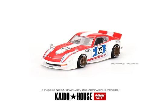 Kaido House x Mini GT KHMG046 Datsun Fairlady Z Omori Works Open Box