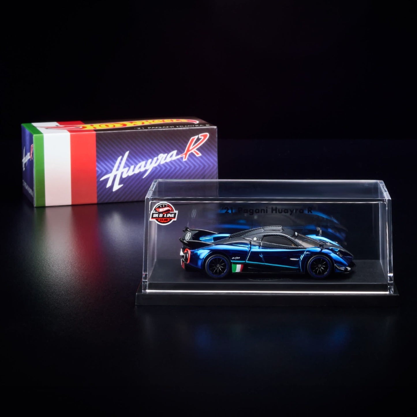 2024 Hot Wheels RLC Exclusive ’21 Pagani Huayra R Blue Open Box