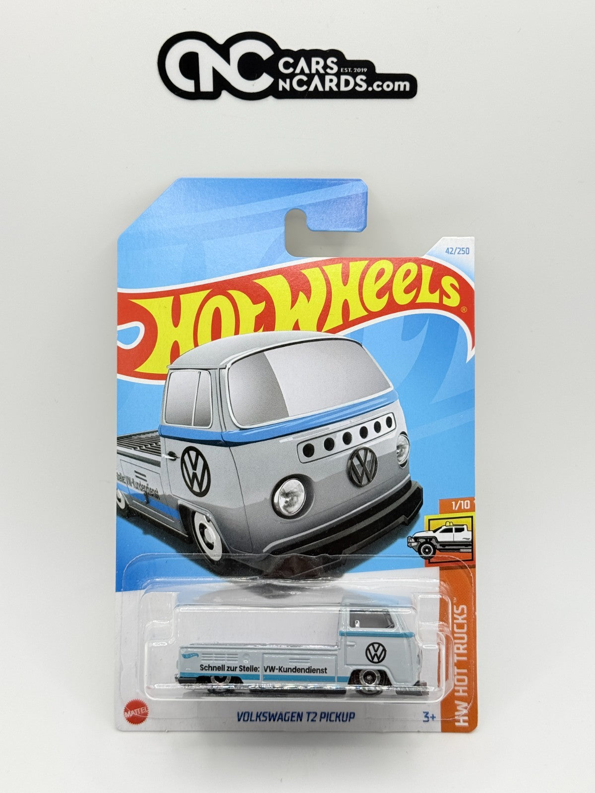 2024 Hot Wheels HW Hot Trucks 1/10 Volkswagen T2 Pickup Grey (Soft Corners)