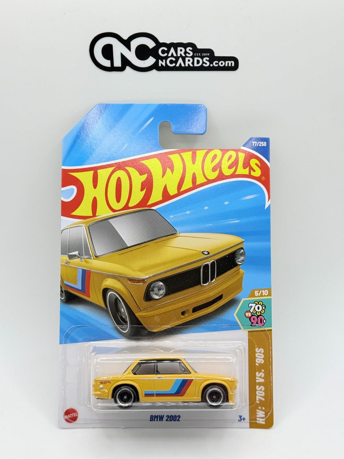 2025 Hot Wheels HW: '70s Vs. '90s 5/10 BMW 2002 Yellow