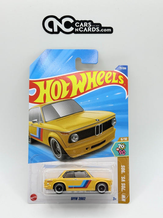 2025 Hot Wheels HW: '70s Vs. '90s 5/10 BMW 2002 Yellow