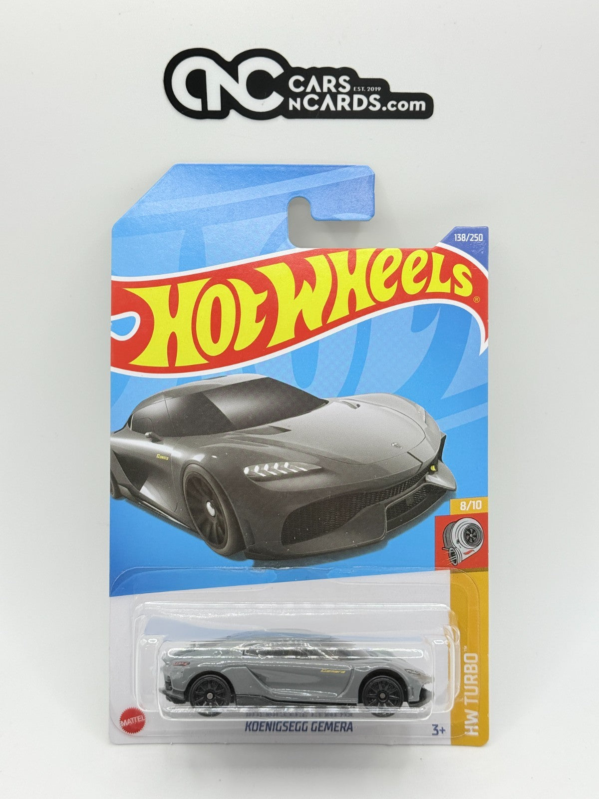 2022 Hot Wheels HW Turbo 8/10 Koenigsegg Gemera Grey