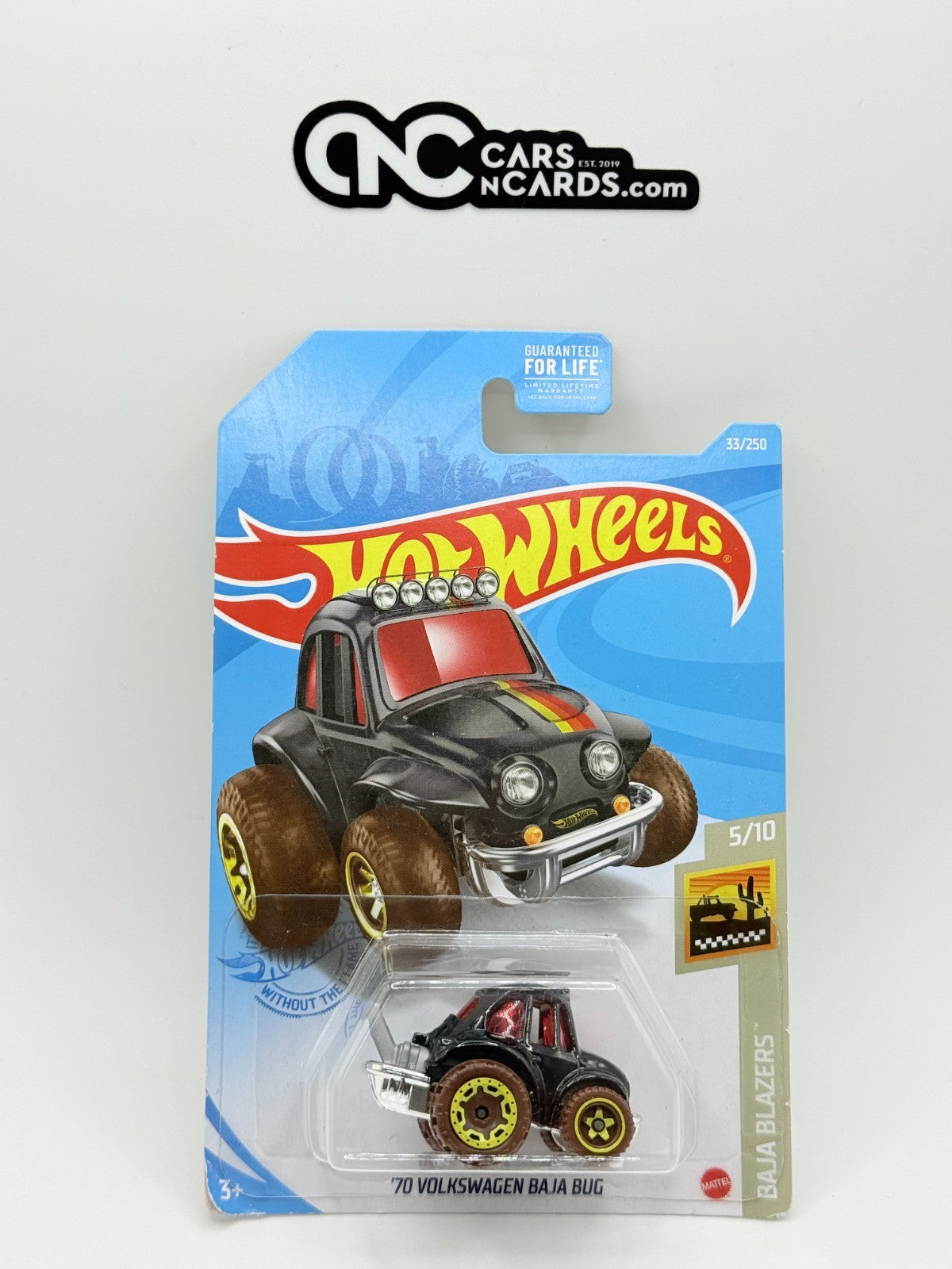 2021 Hot Wheels Baja Blazers 5/10 '70 Volkswagen Baja Bug Black