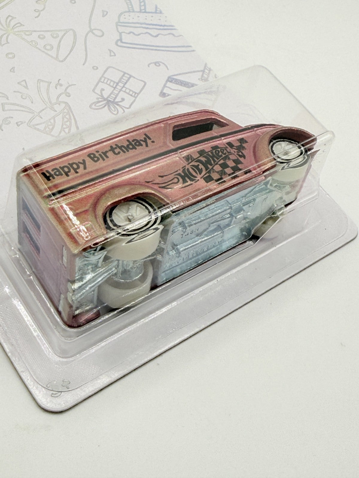 2025 Hot Wheels Mattel Employee Car Exclusive Happy Birthday Dairy Delivery