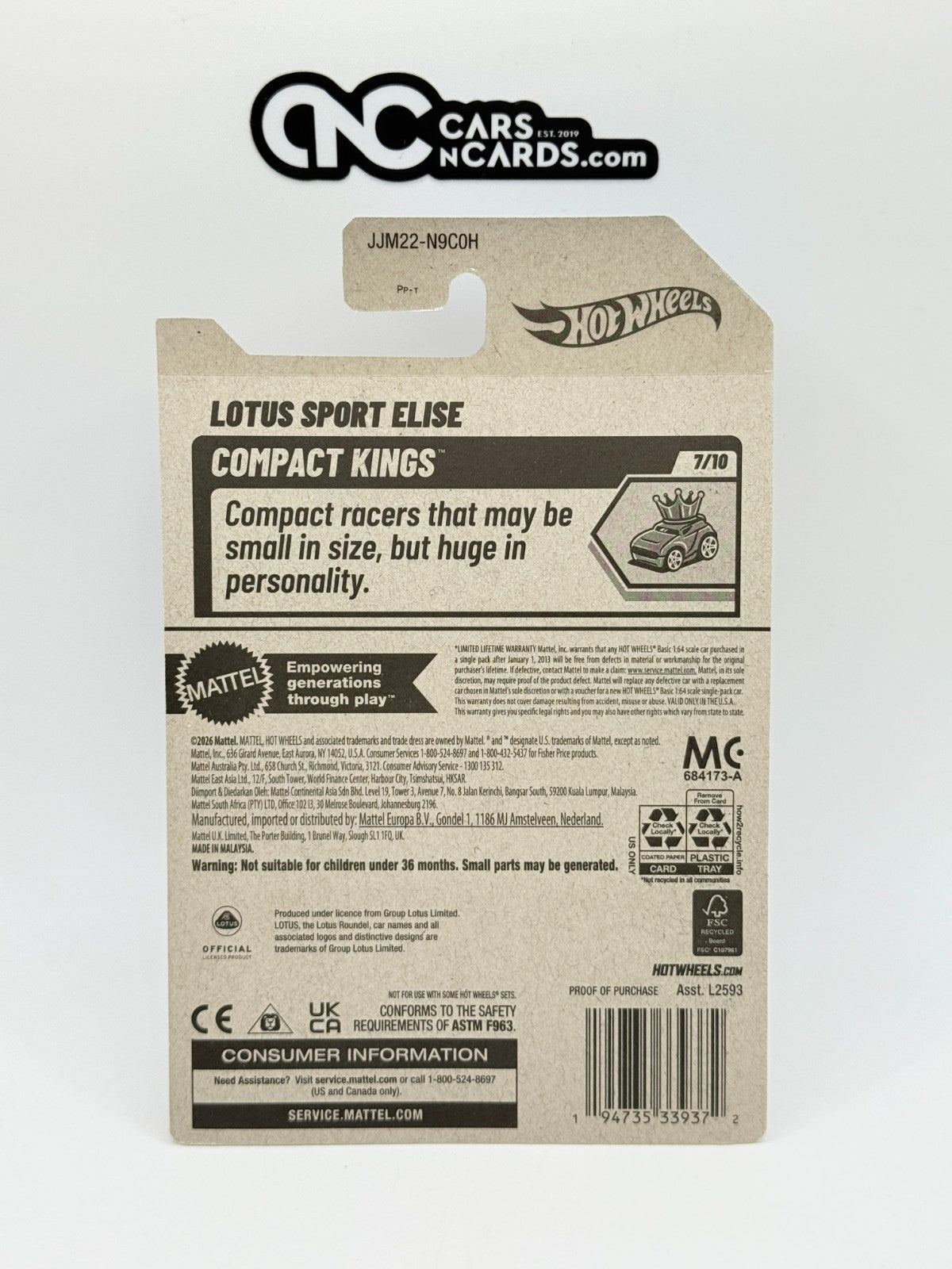 2026 Hot Wheels Super Treasure Hunt Lotus Sport Elise With Protector