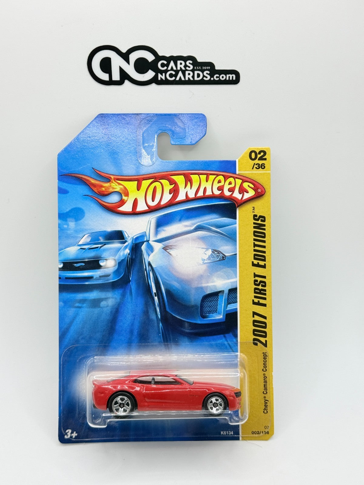 2007 Hot Wheels First Editions 2/36 Chevy Camaro Concept Red 5 SPK 2/36