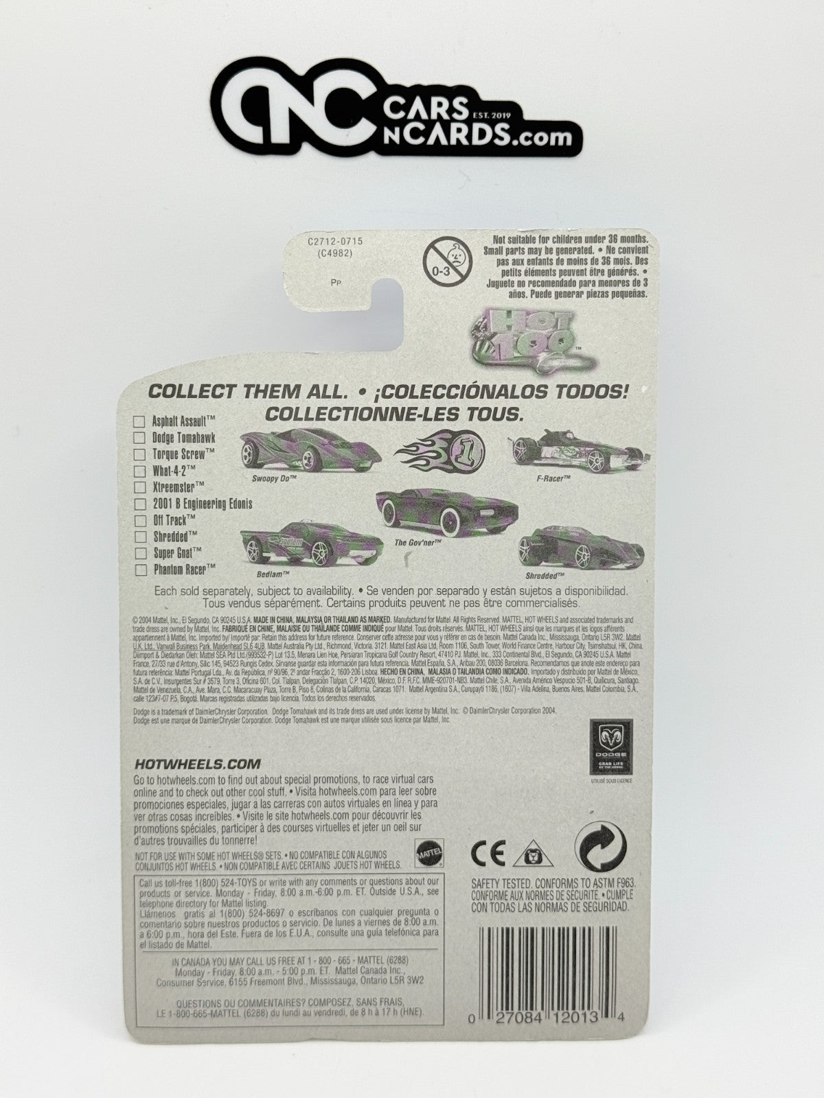 2005 Hot Wheels Dodge Tomahawk Silver #080 (Soft Corners)