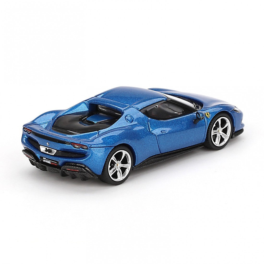 BBR Models 1:64 Ferrari 296 GTB Blu Corsa Diecast Model Car BBRFER64004