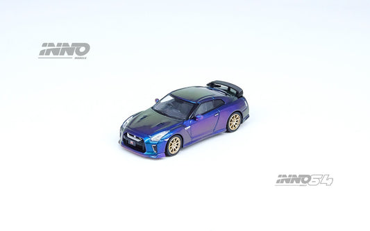 Inno64 1:64 Nissan GT-R (R35) T-Spec Midnight Purple Diecast Model Car