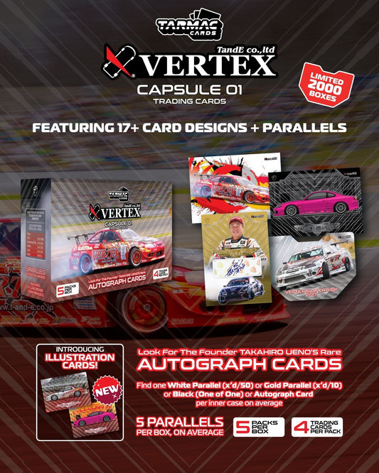 Tarmac Cards Vertex Capsule 01 Full Box Sealed