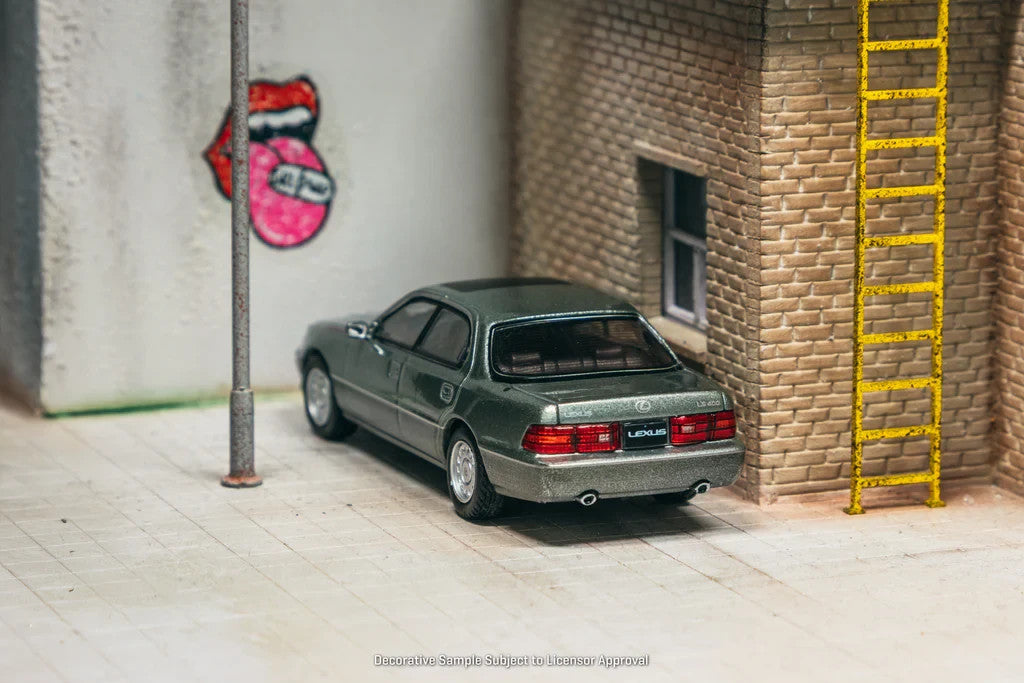 TARMAC WORKS GLOBAL64 1:64 Lexus LS400 (UCF10) Flint Grey T64G-082-GY