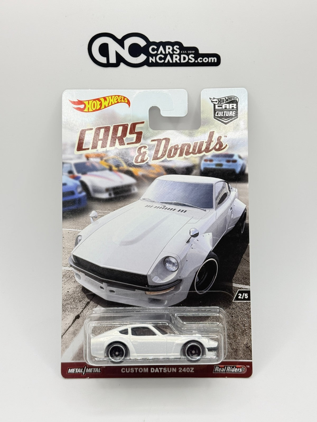 2016 Hot Wheels Premium Car Culture Cars & Donuts 2/5 Custom Datsun 240Z