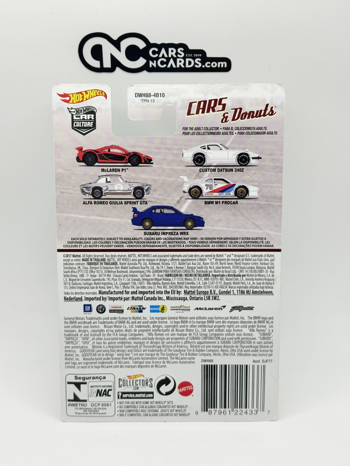 2016 Hot Wheels Premium Car Culture Cars & Donuts 2/5 Custom Datsun 240Z