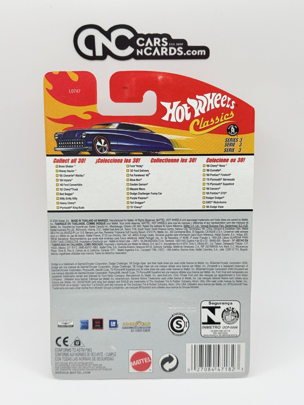 2005 Hot Wheels Classics Series 3 #19/30 Tail Dragger Red