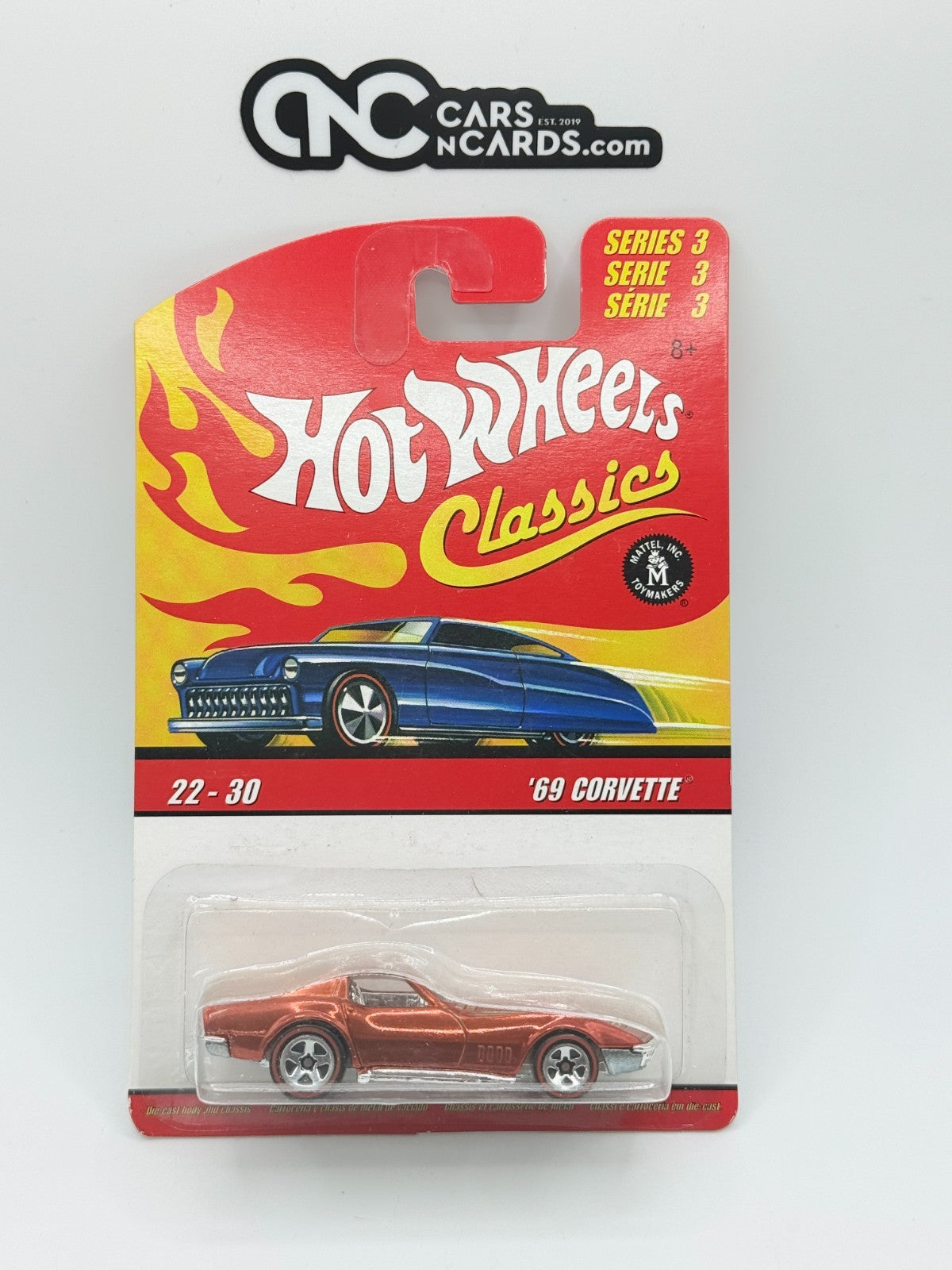 2005 Hot Wheels Classics Series 3 #22/30 '69 Corvette Orange