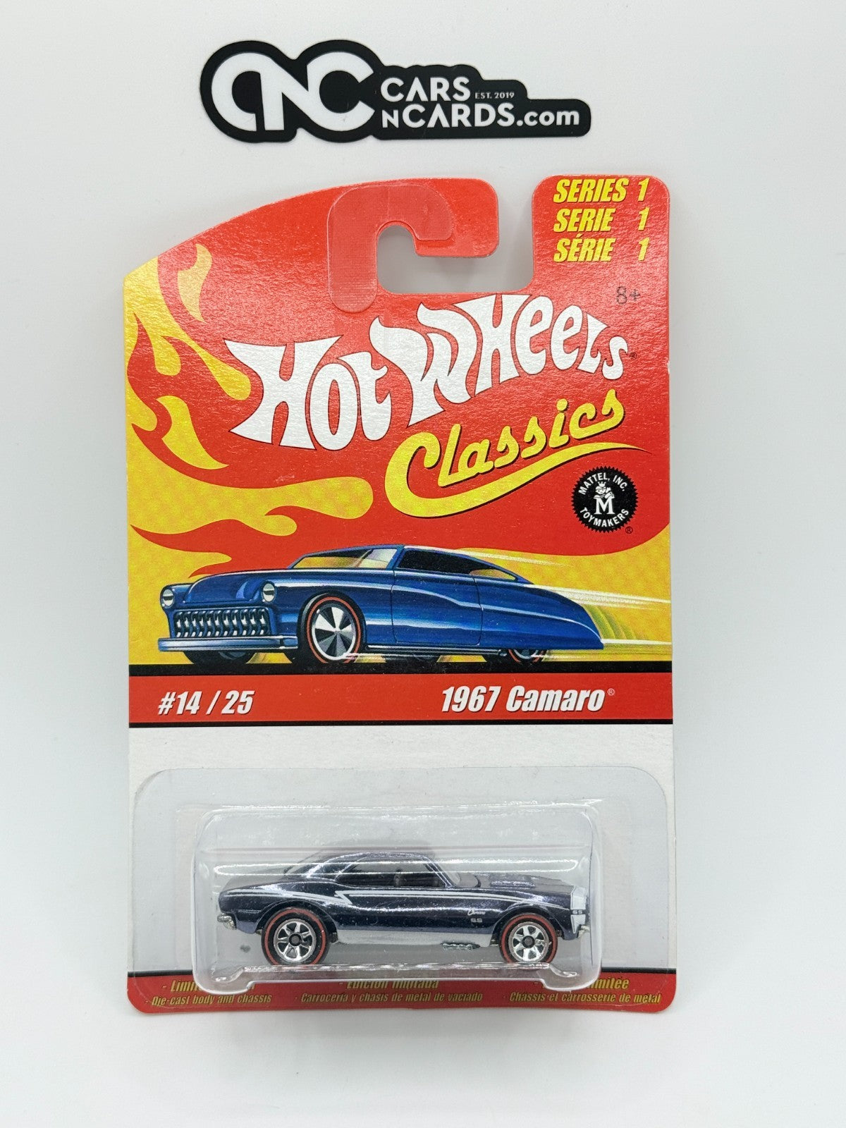 2005 Hot Wheels Classics Series 1 #14/25 1967 Camaro Blue