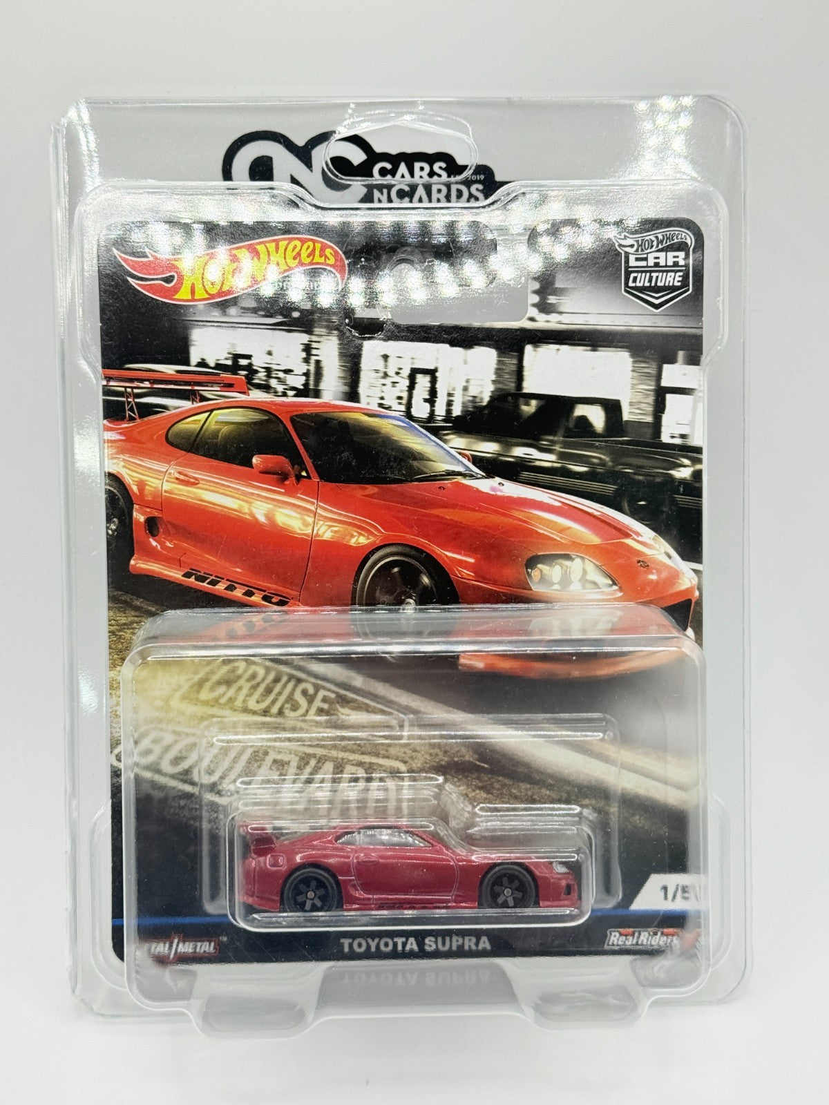 2019 Hot Wheels Premium Car Culture Cruise Boulevard 1/5 Toyota Supra