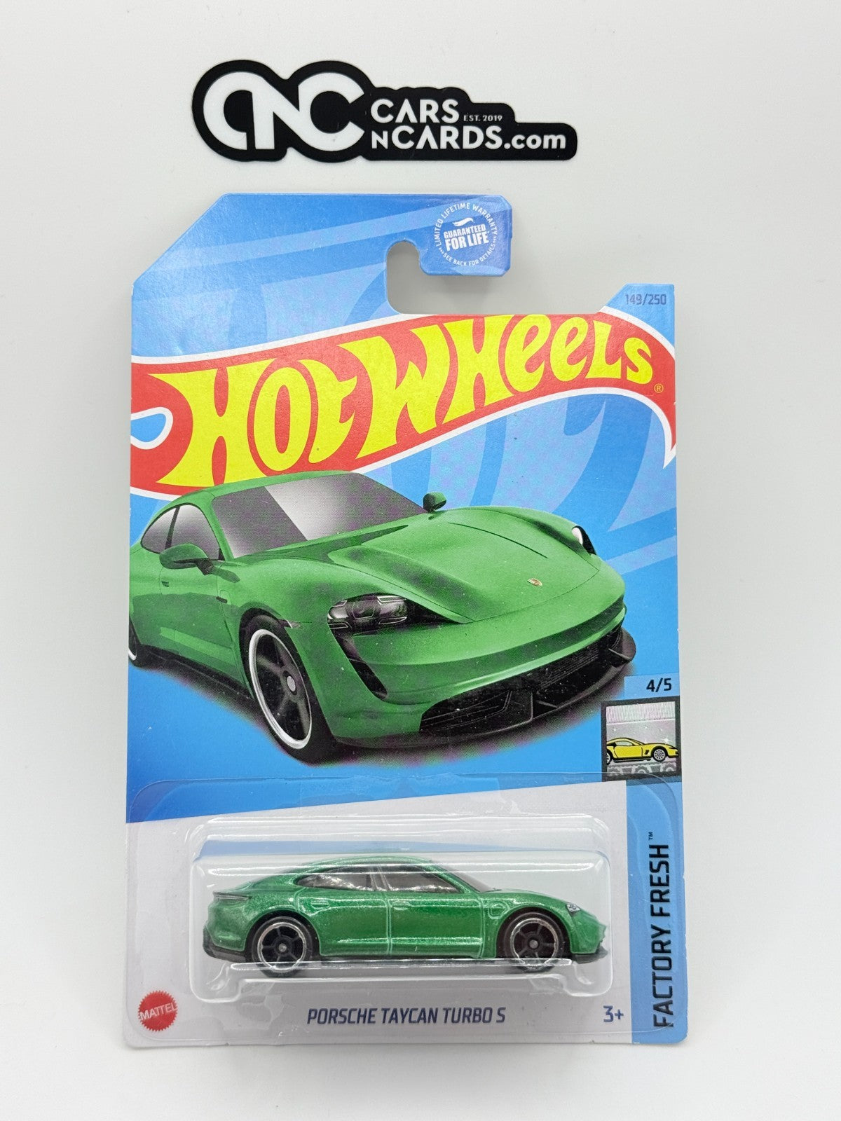 2023 Hot Wheels Factory Fresh Porsche Taycan Turbo S (Soft Corners)