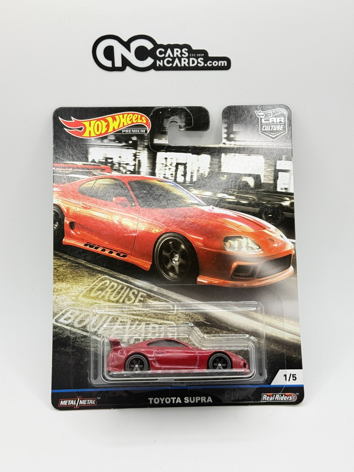 2019 Hot Wheels Premium Car Culture Cruise Boulevard 1/5 Toyota Supra