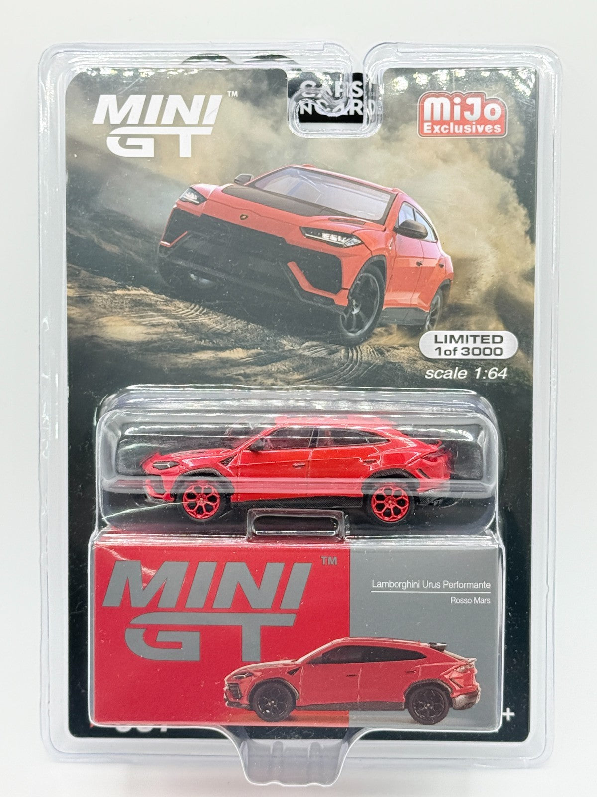 MINI GT 1:64 Lamborghini Urus Performante Rosso Mars 657 CHASE Rare