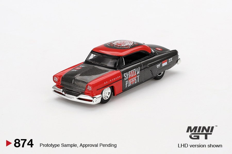 MINI GT 1:64 864 Lincoln Capri Hot Rod 1954 Shadow Puppet