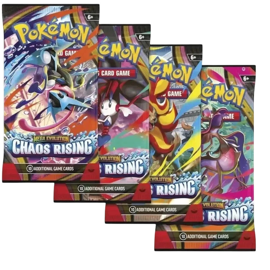 Pokemon Mega Evolution Chaos Rising Booster Pack Sealed Random Art