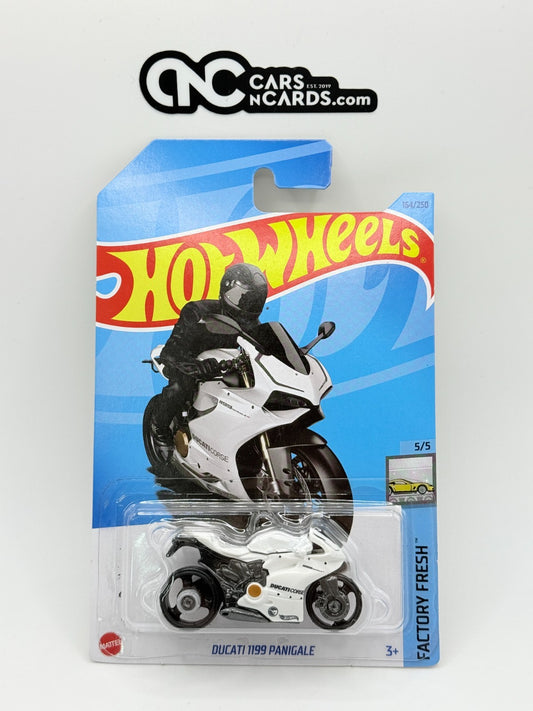 2023 Hot Wheels Factory Fresh Ducati 1199 Panigale White Treasure Hunt