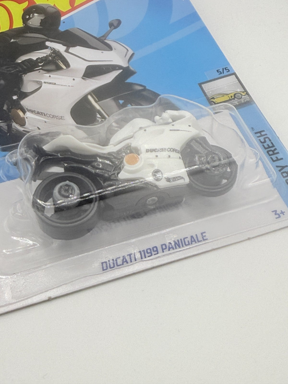 2023 Hot Wheels Factory Fresh Ducati 1199 Panigale White Treasure Hunt