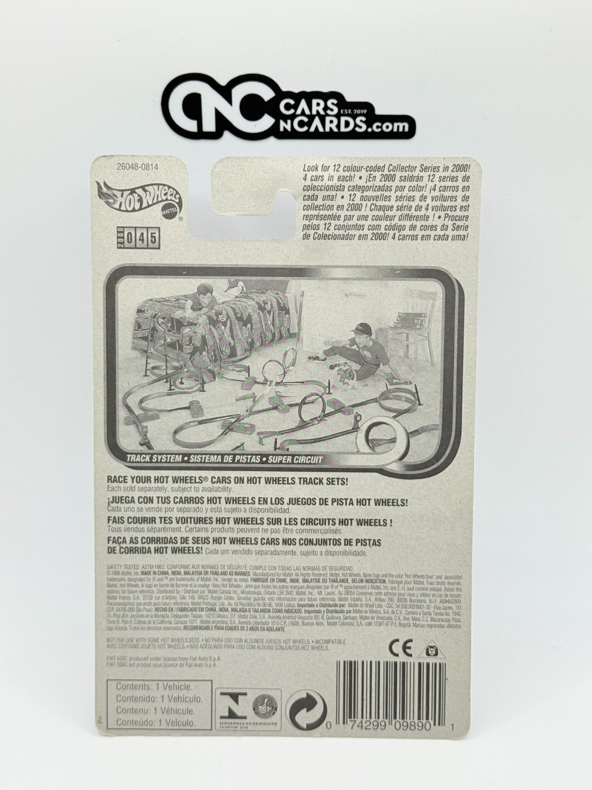 2000 Hot Wheels Secret Code Series Fiat 500C