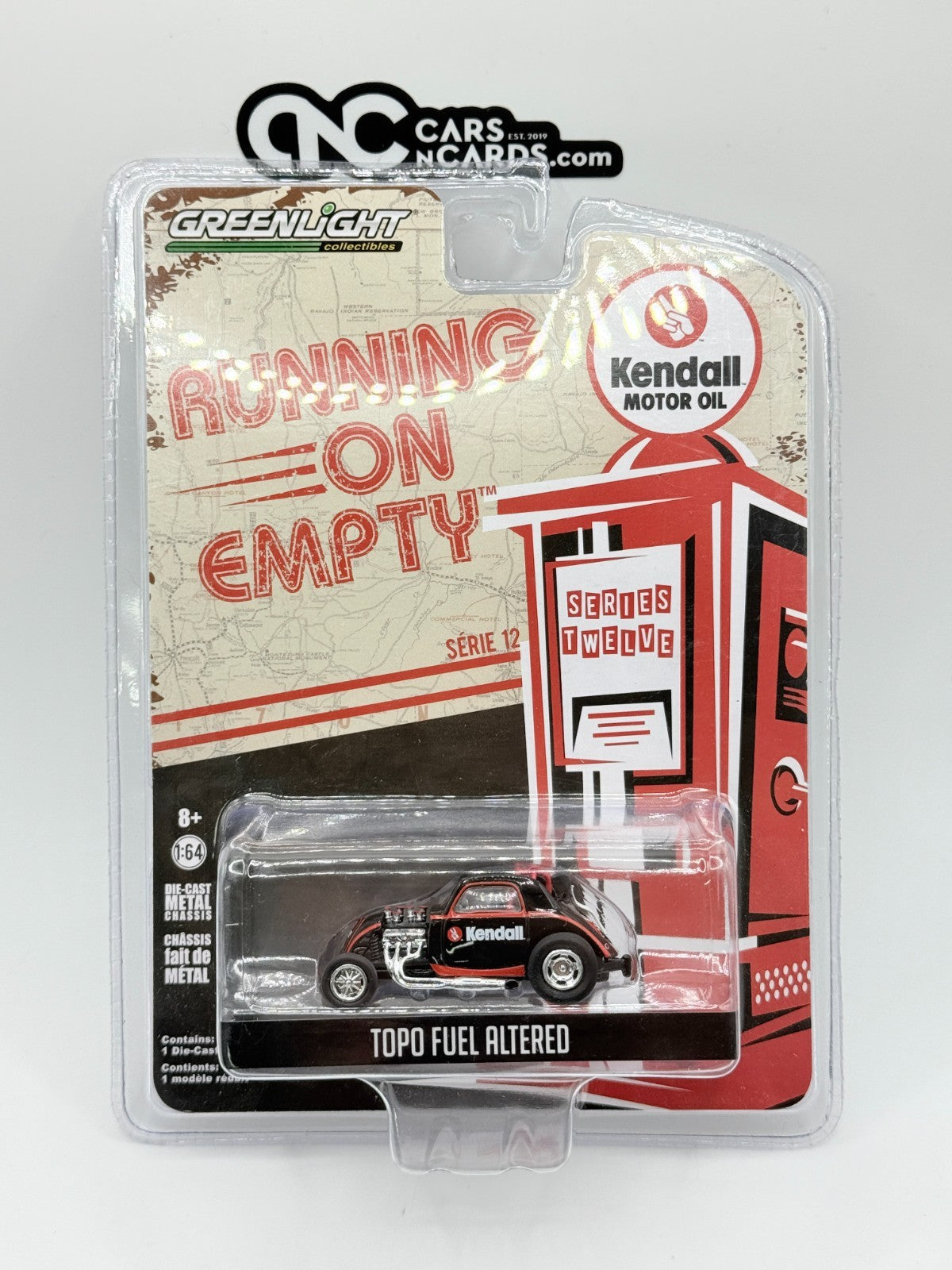 Greenlight Running on Empty Series 12 Topo Fuel Altered Black Kendall
