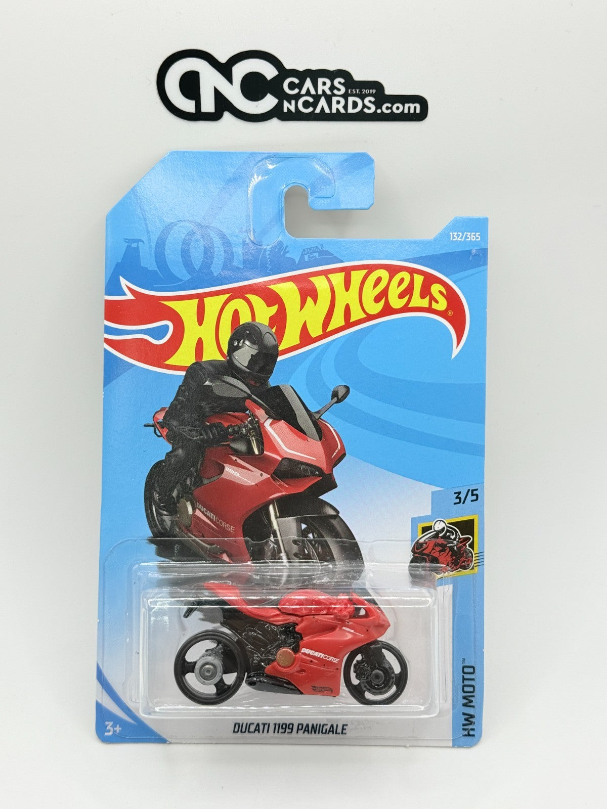 2018 Hot Wheels HW Moto 3/5 Ducati 1199 Panigale Red