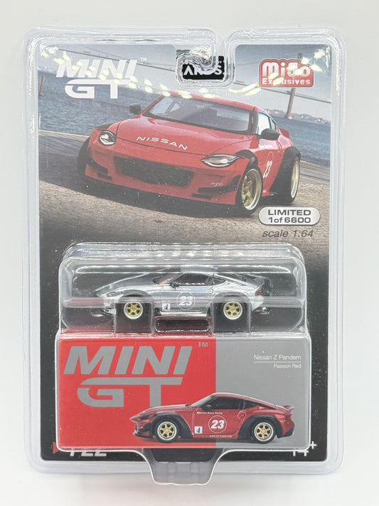 Mini GT 1:64 Nissan Z Pandem Passion Red RARE CHASE #722