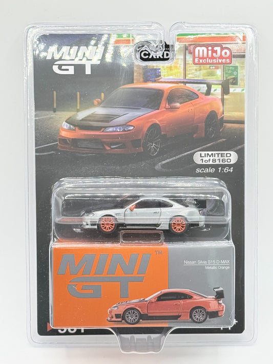 Mini GT 1:64 Nissan Silvia S15 D-Max Metallic Orange RARE CHASE #581