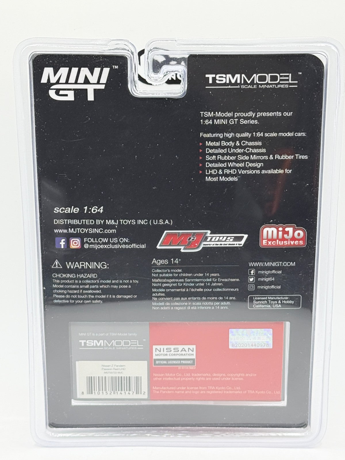Mini GT 1:64 Nissan Z Pandem Passion Red RARE CHASE #722