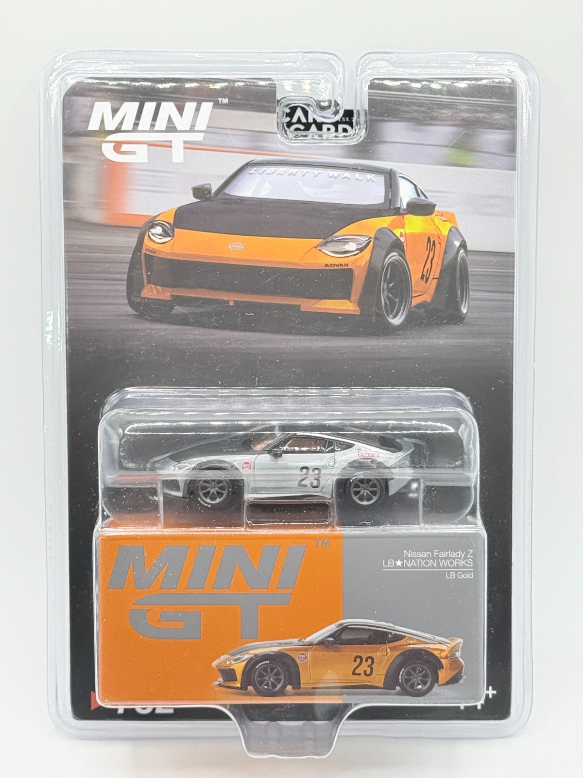 Mini GT 1:64 Nissan Z LB Nation WORKS LB GOLD RARE CHASE #782