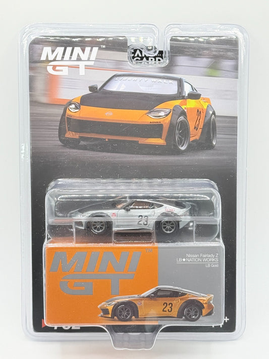 Mini GT 1:64 Nissan Z LB Nation WORKS LB GOLD RARE CHASE #782