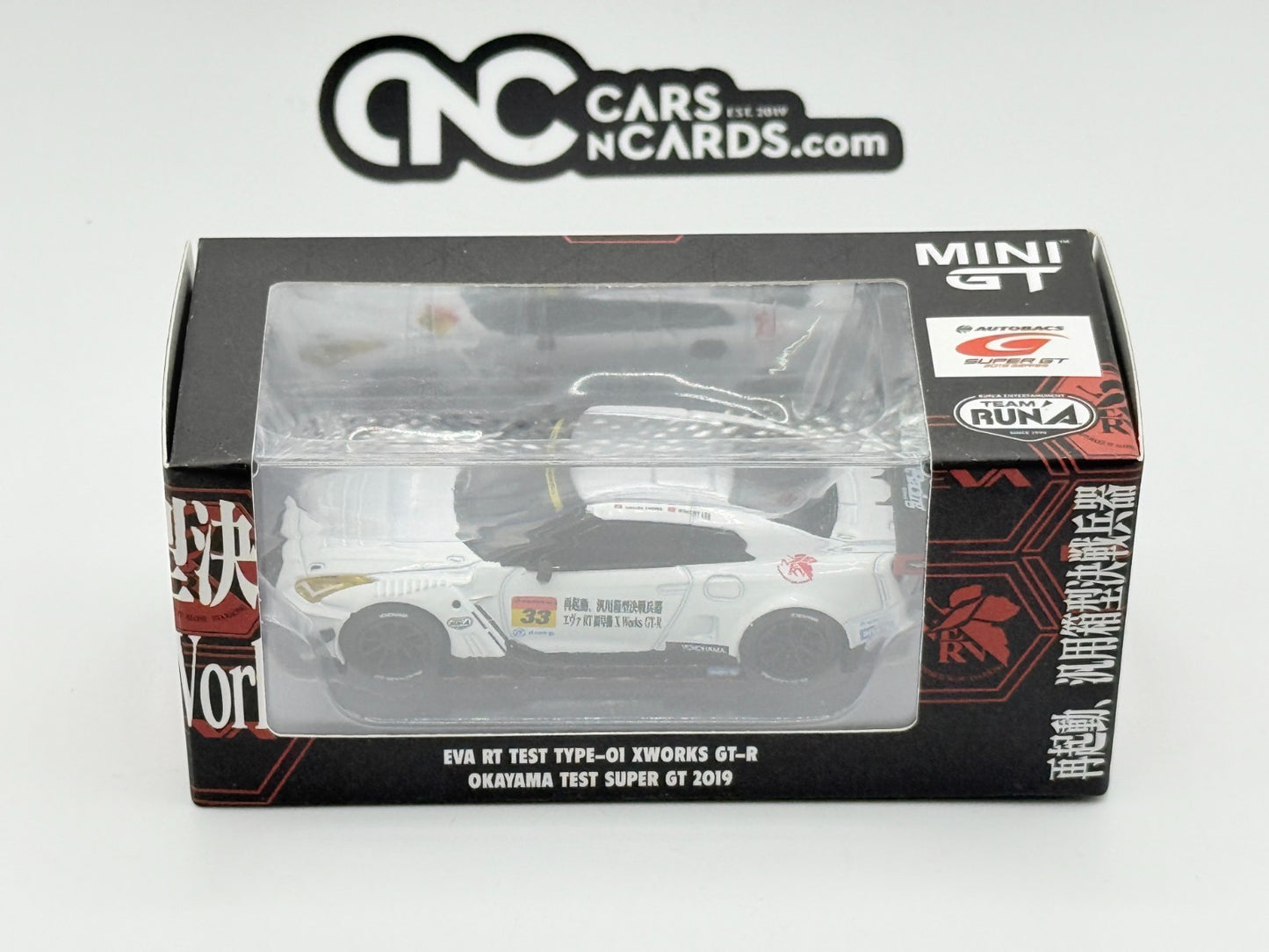 Mini GT 1:64 EVA RT Test Type-01 XWorks GT-R #33 Okayama Test Car SUPER GT #91