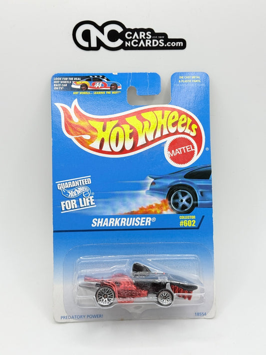 1997 Hot Wheels Sharkruiser Collector #602 Black and Red (Card Damage)