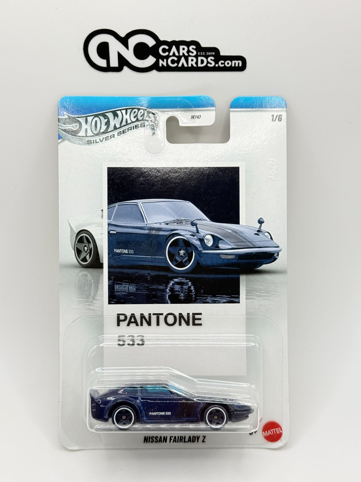 2025 Hot Wheels Silver Series 1/6 Pantone 533 Nissan Fairlady Z (Soft Corners)
